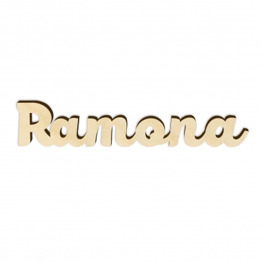Decor nume Ramona debitat laser